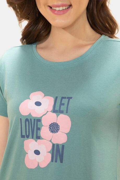 Amante Comfort Sleep Dress - Let Love In Print — image 4